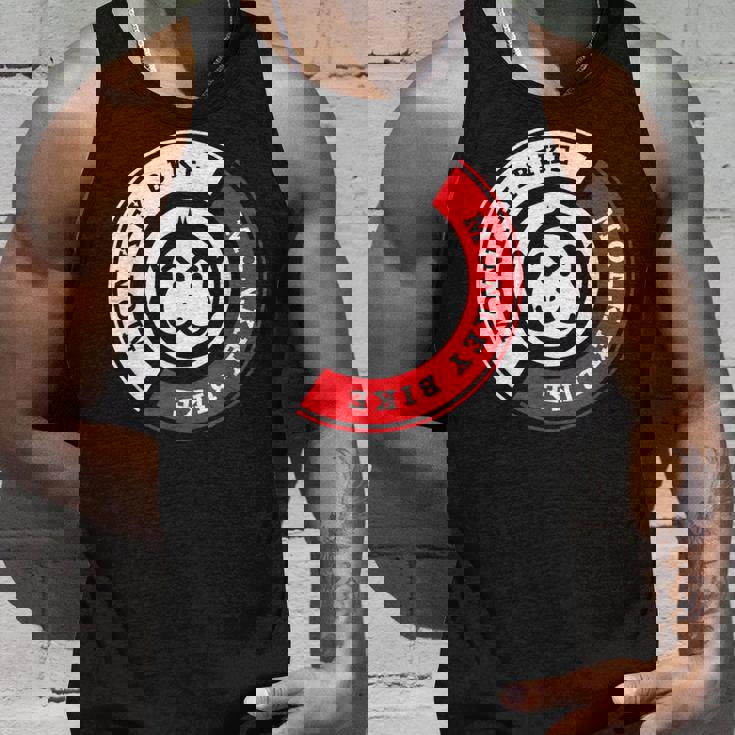 Monkey Bike レッドグラフィック タンクトップ 彼への贈り物