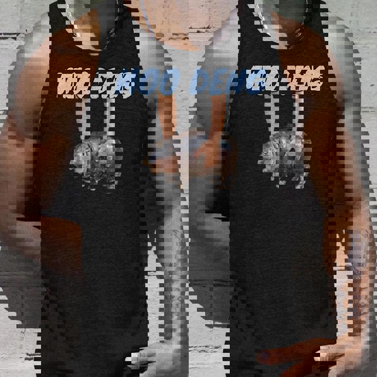 Moo-Deng Baby Pygmy Hippo Cute Zoo For Family タンクトップ 彼への贈り物