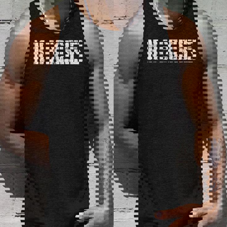 Motivation No Excuses タンクトップ 彼への贈り物