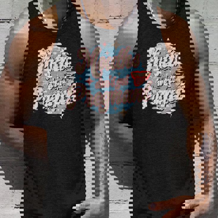 Mouth Don't Get Pregnant 恥ずかしいユーモア 大人のジョーク タンクトップ 彼への贈り物