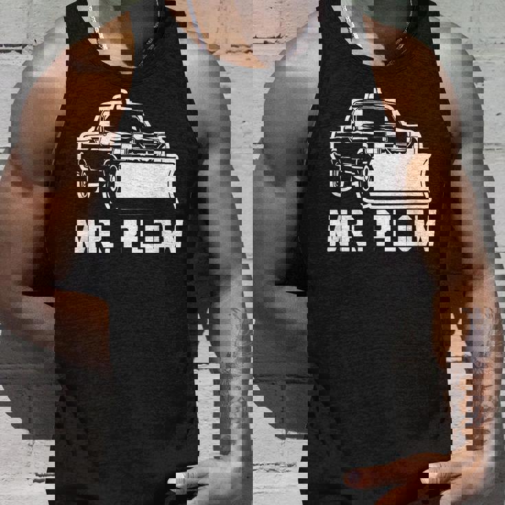 Mr Plow 面白い 皮肉なノベルティプラウトラック タンクトップ 彼への贈り物