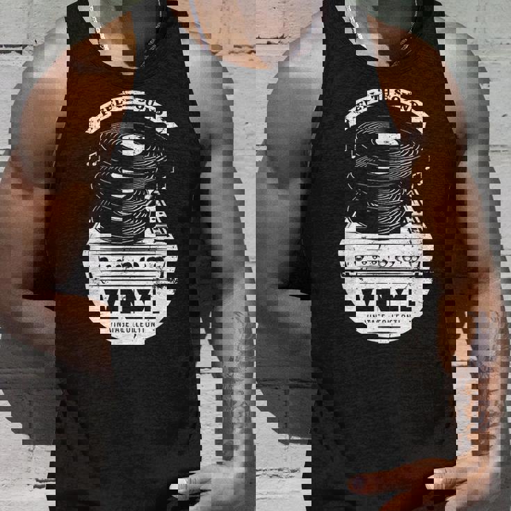 Music Is My Universe レトロなビニールレコードでサウンドを感じる タンクトップ 彼への贈り物