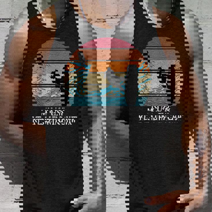 My Lucky Kite サーフィンシャツ ヴィンテージ サンセット ビーチ タンクトップ 彼への贈り物