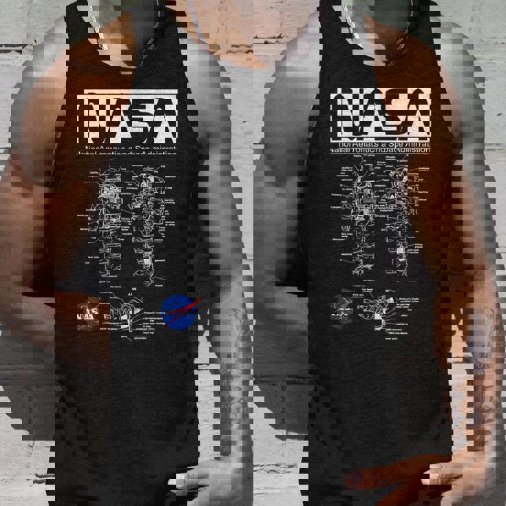 Nasa宇宙飛行士服の概略図 タンクトップ 彼への贈り物