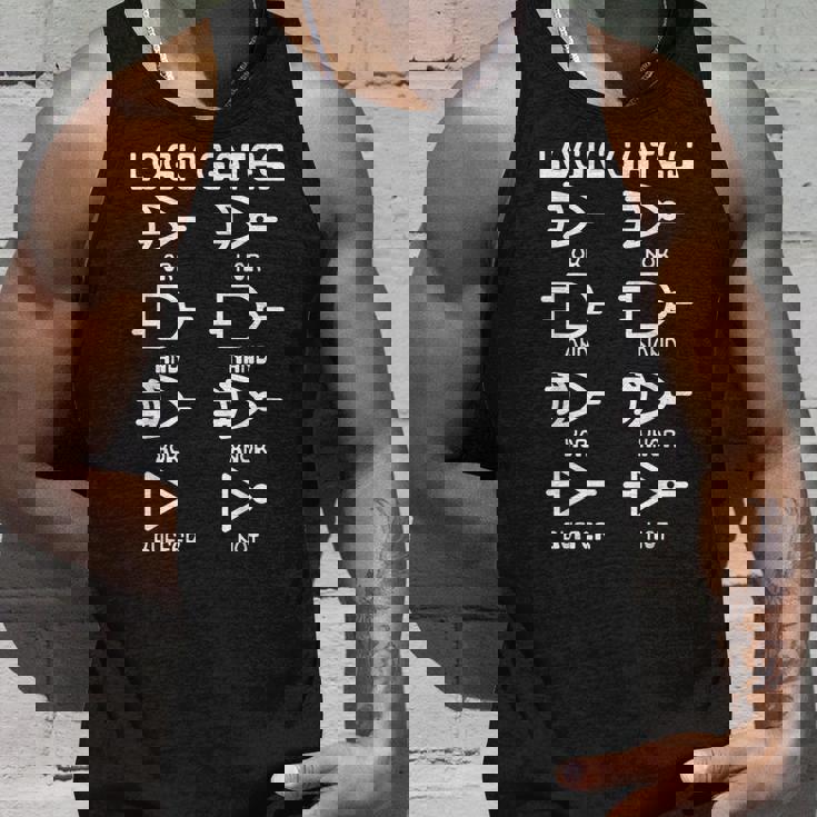 Nerdy Logic Gates コンピューター サイエンス 電気エンジニア タンクトップ 彼への贈り物