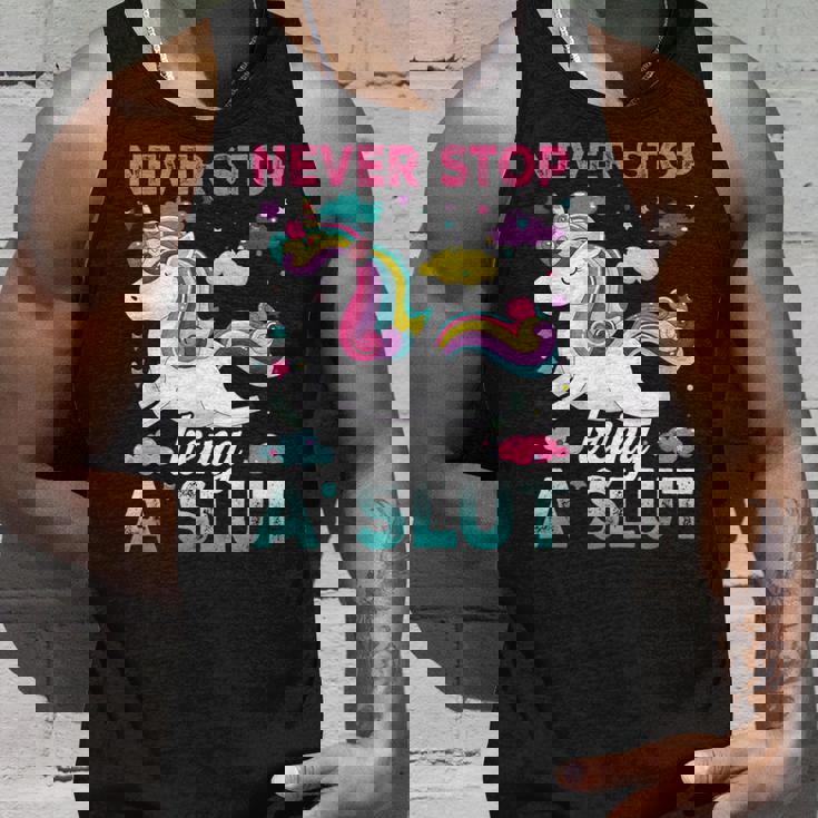 Nevertop Being Alut ユニコーン 面白い 大人 ユーモア 格言 タンクトップ 彼への贈り物