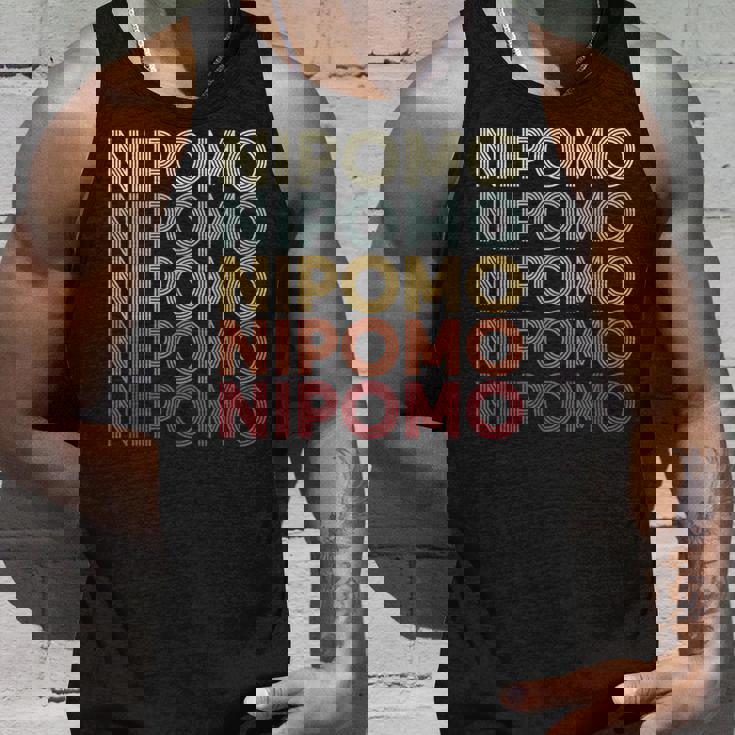 Nipomo California Nipomo Ca Retrointage Text タンクトップ 彼への贈り物