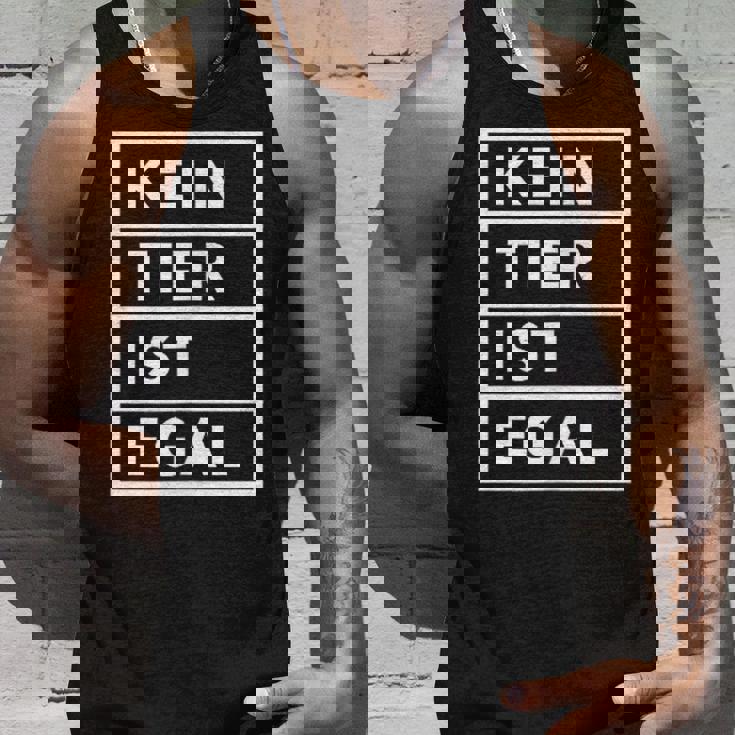 No Animal Is No Matter Animal Protection タンクトップ 彼への贈り物