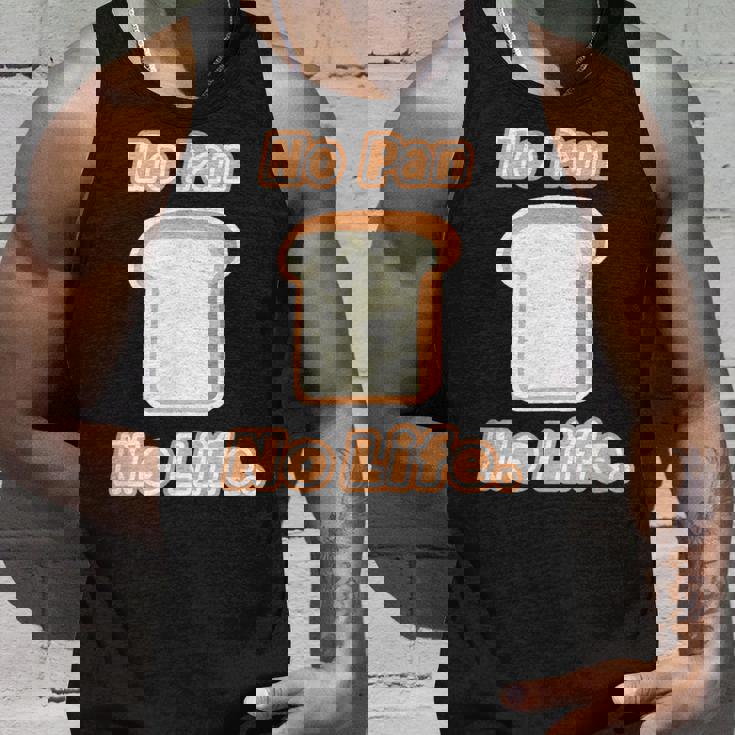 No Pan No Life ノー パン ノーライフ ご飯タイム【変なデザイン屋さん】面白い言葉 タンクトップ 彼への贈り物