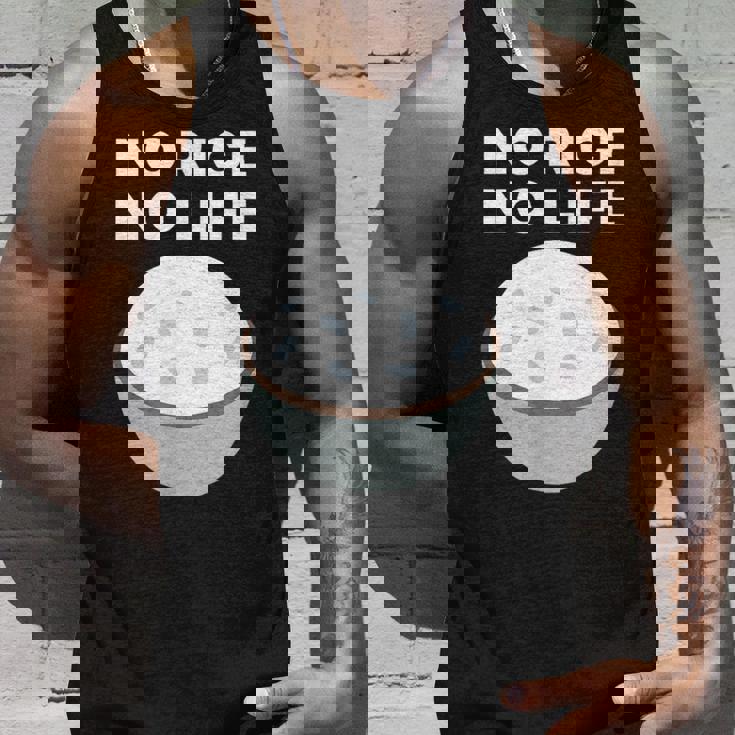 No Rice No Life おかしいご飯、アジア料理 タンクトップ 彼への贈り物