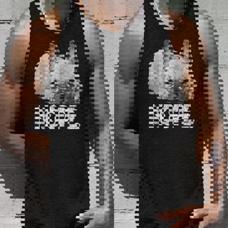 Nope Lazy French Bulldog No Dog フレンチブルドッグ タンクトップ 彼への贈り物