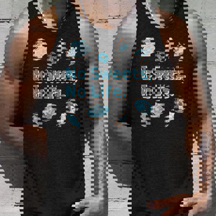 Noweetsno Life２ スイーツ 洋菓子 和菓子 別腹 カラフル かわいい メンズ レディース キッズ タンクトップ 彼への贈り物