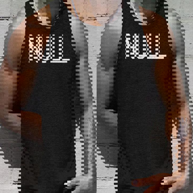 Null Computer サイエンスコード エラー ユーモア エンジニア タンクトップ 彼への贈り物