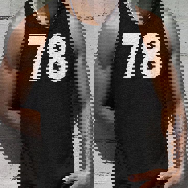 Number 78 、Eventy-8 ジャージ スポーツ 誕生日 タンクトップ 彼への贈り物