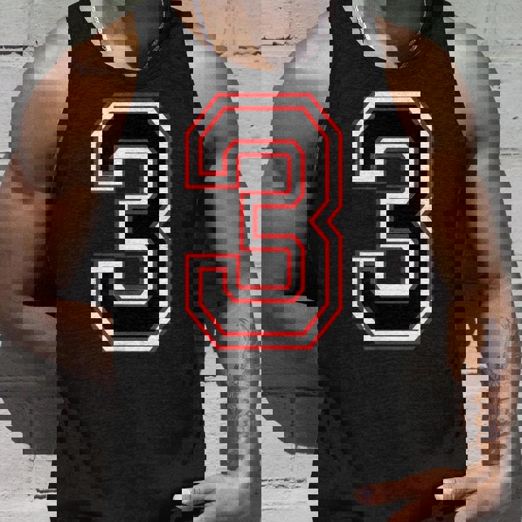 Number Numero Nummer 3 Three 3番 タンクトップ 彼への贈り物