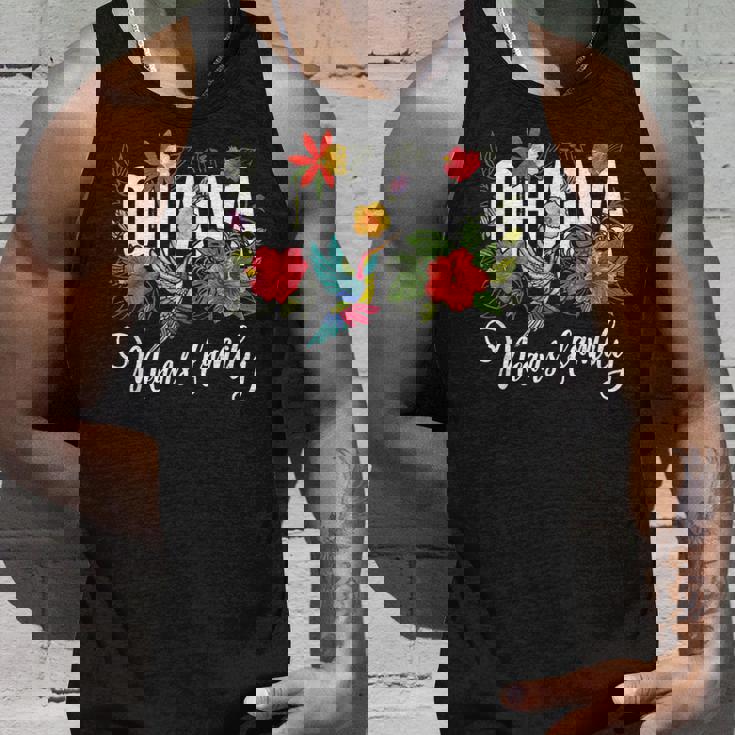 Ohana Means Family ハワイ ハイビスカス 花 70年代 レトロ ハワイアン タンクトップ 彼への贈り物