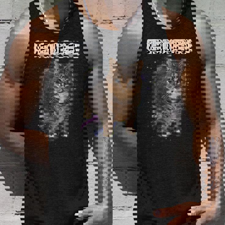 Oiiaoiia 猫 スピニング 猫 ミーム ファニー トレンディ キャット ミーム タンクトップ 彼への贈り物