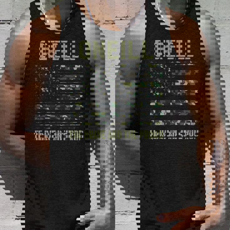 Oneill 姓 姓 迷彩 アメリカ国旗 タンクトップ 彼への贈り物