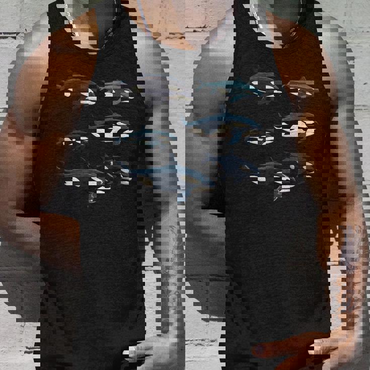 Orcas Killer Whale Pod Group グラフィック タンクトップ 彼への贈り物