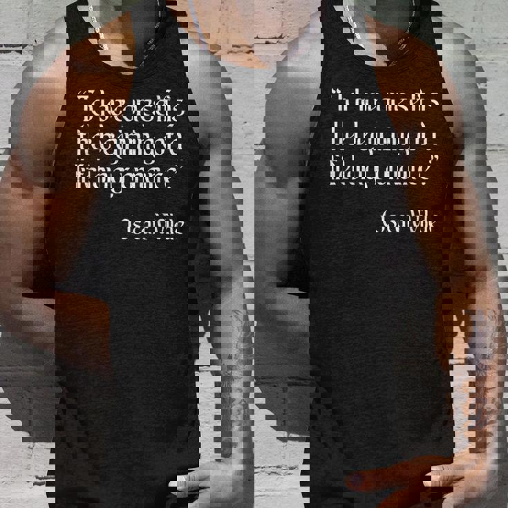 Oscar Wilde シャツ To Love Yourself 引用 タンクトップ 彼への贈り物