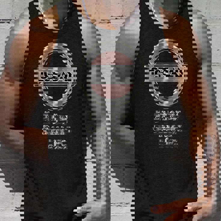 Ossan おっさん（車好き ロゴ エンブレム パロディ）【変なデザイン屋さん】文字 メッセージ 面白い デザイン タンクトップ 彼への贈り物