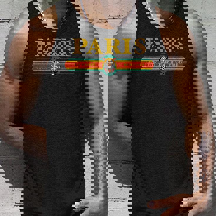 Paris Tiger Face Fashion タンクトップ 彼への贈り物