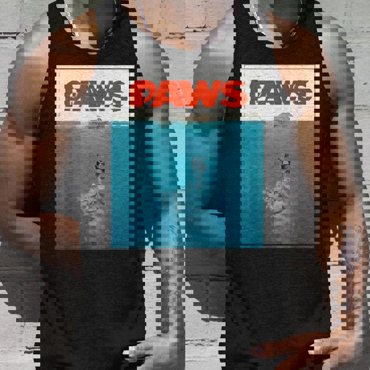 Paws Cat ファニーtシャツ、子猫映画ポスターパロディ タンクトップ 彼への贈り物