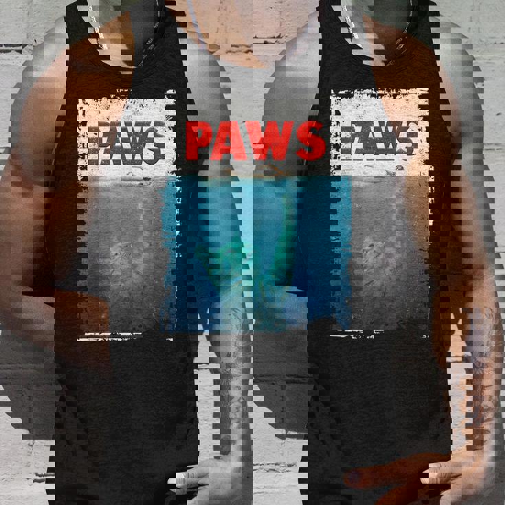 Paws 猫 子猫 ニャーパロディー おもしろ猫好き タンクトップ 彼への贈り物
