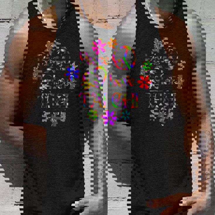 Peace Love 太極拳 タンクトップ 彼への贈り物