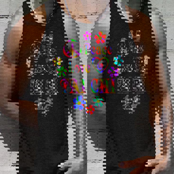 Peace Love 太極拳 ブライトカラー タンクトップ 彼への贈り物