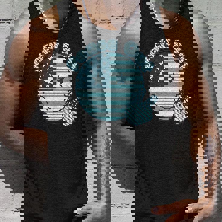 Peace Out 星条旗 ピースサイン 男女 色あせ タンクトップ 彼への贈り物