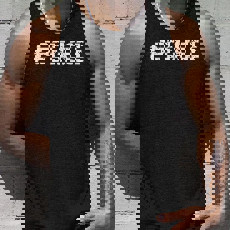 Peace 平和メッセージ より良い世界のための平和 タンクトップ 彼への贈り物