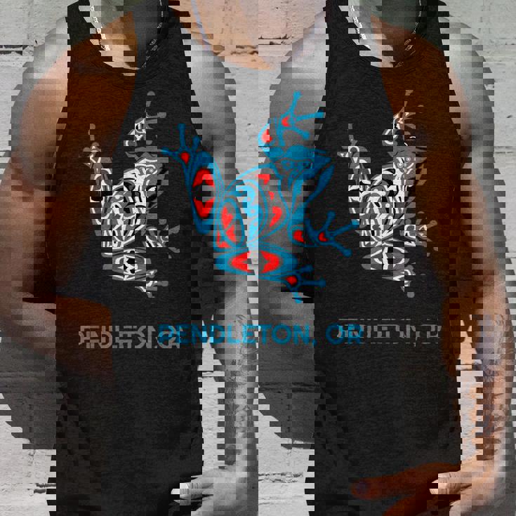 Pendleton オレゴンレッドブルフロッグ Pnw アート ネイティブアメリカン タンクトップ 彼への贈り物