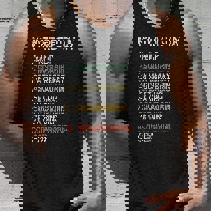 Perfect Day スノーボード シャツ メンズ ボーイズ ティーン スノボ タンクトップ 彼への贈り物