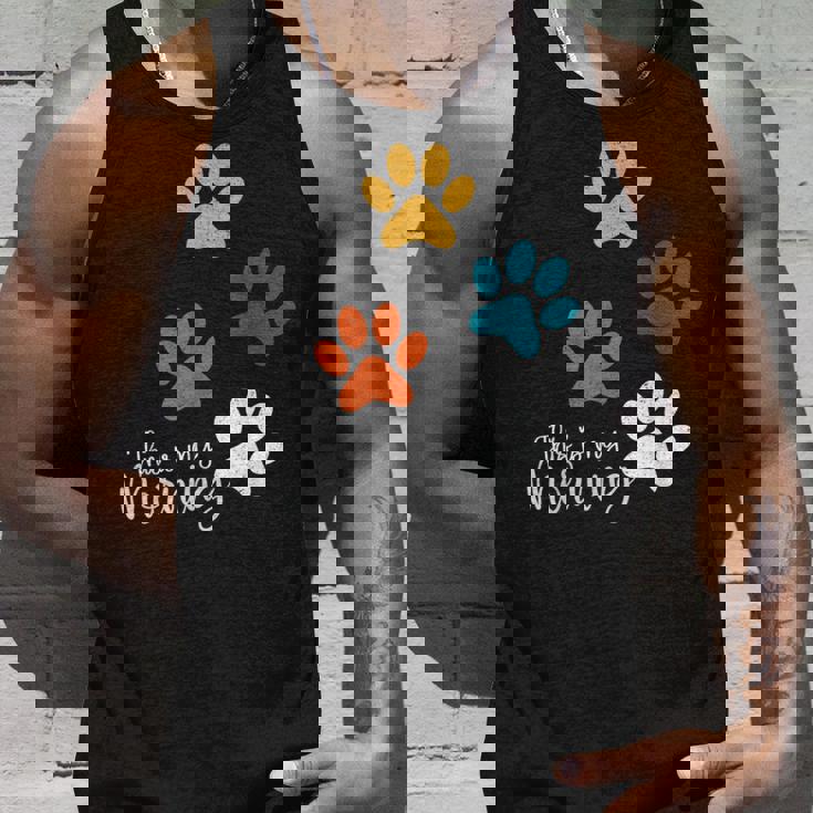 Pet Lover 肉球 犬 子犬 猫 プリント 肉球 ペット好き タンクトップ 彼への贈り物