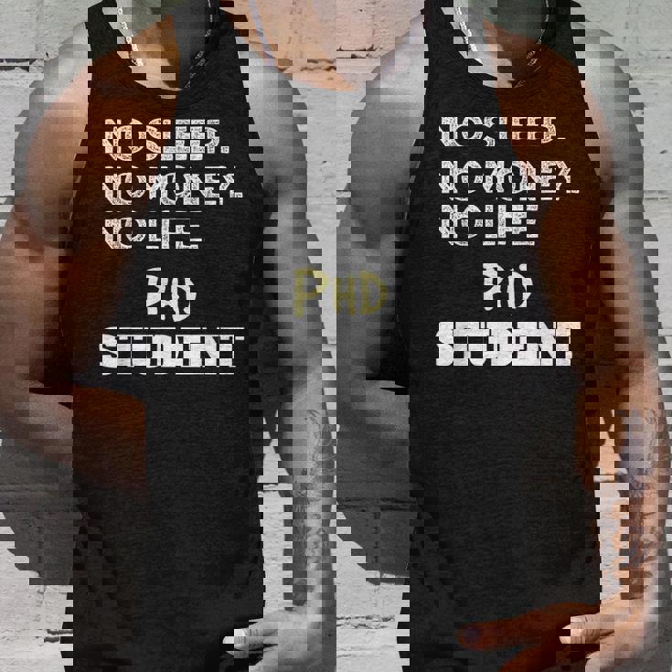 PhD Noleep No Money No Life Phdtudent タンクトップ 彼への贈り物