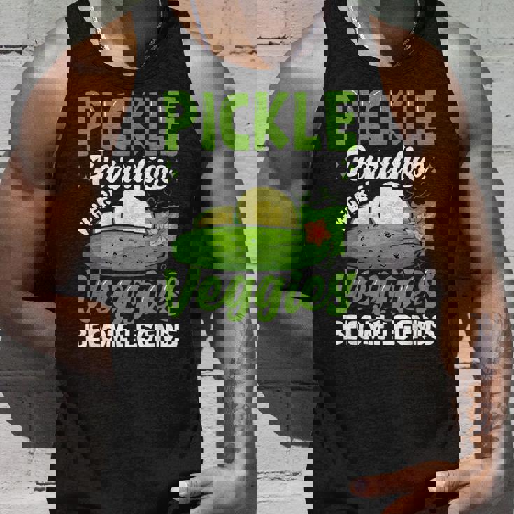 Pickle Paradiese Wherveggie For Pickle Paradiese ピクルスギフトとキュウリ用 タンクトップ 彼への贈り物