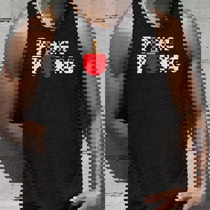 Ping Pong ピンポン卓球 おもしろレトロ タンクトップ 彼への贈り物