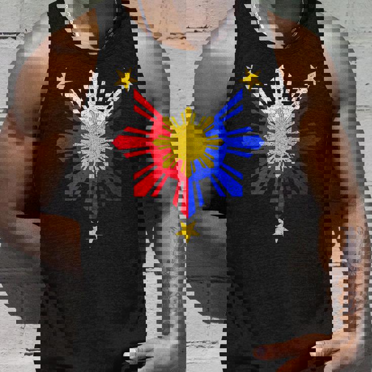 Pinoy フィリピン国旗 太陽 タンクトップ 彼への贈り物