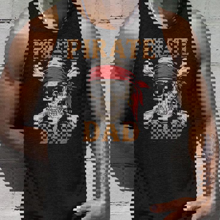 Pirate Dadkull クロスボーン 面白いお父さんギフト 父の日に タンクトップ 彼への贈り物