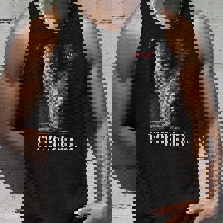 Pitbull 野生の犬テリアの肖像画 ブルドッグ 犬の飼い主 ピットブル タンクトップ 彼への贈り物