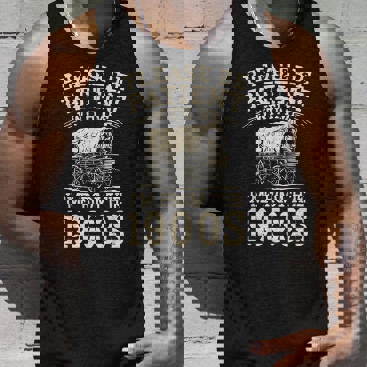 Please Be Patient With Me I'm From The 1900S ユーモア タンクトップ 彼への贈り物