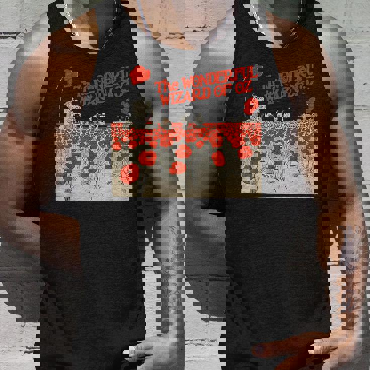 Poppy Field Tin Man ライオン かかし トト ドロシー オズの魔法使い タンクトップ 彼への贈り物