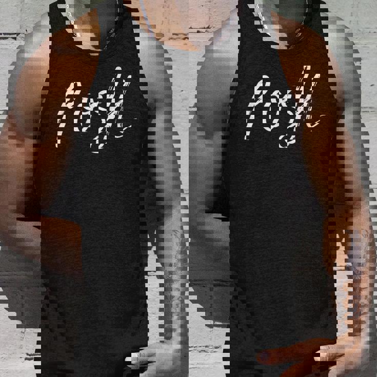 Posh Life スローガンプリント 最も上品な個人向け タンクトップ 彼への贈り物