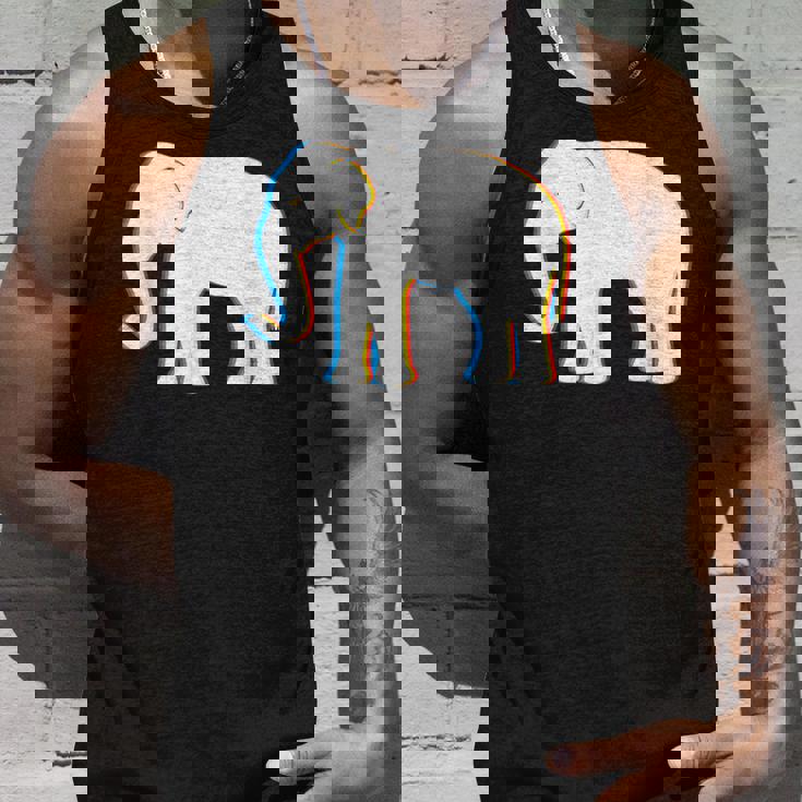 Psy Trance サイケデリックエレファントtシャツ タンクトップ 彼への贈り物