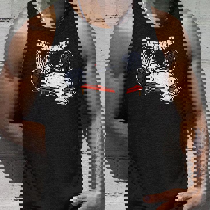 Pumppernickelラビットフィットネスベンチプレスワークアウトファニー タンクトップ 彼への贈り物