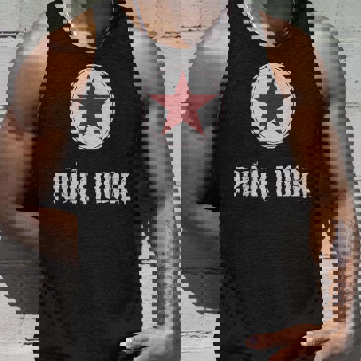 Punk Rock パンクロックスターのプレゼントでパンクロックミュージシャンのデザイン タンクトップ 彼への贈り物