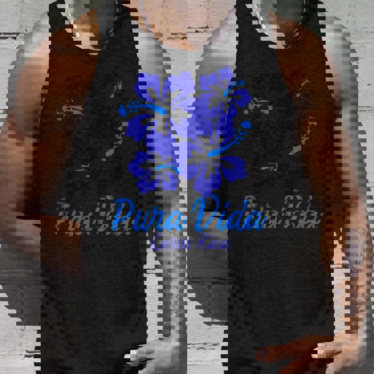 Puraida コスタリカ ブルー ハイビスカス タンクトップ 彼への贈り物