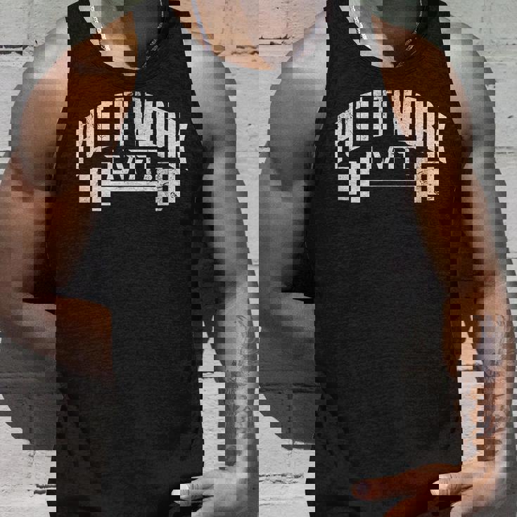 Put It Work Lvft ジム ボディービル ボディービルダー リフティング グランジ タンクトップ 彼への贈り物