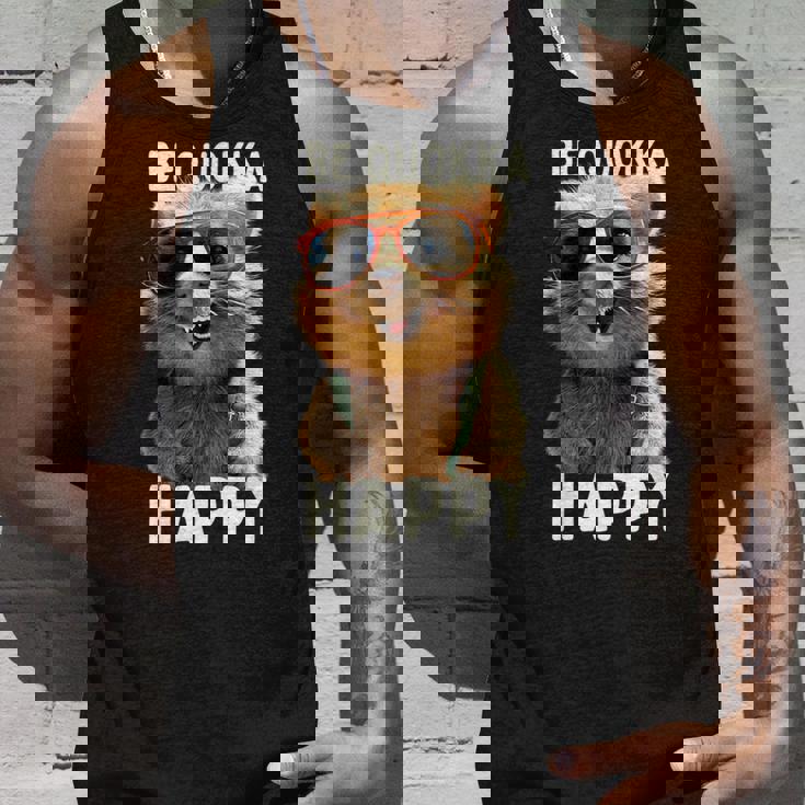 Be Quokka Happy クオッカ・ビー・クオッカ・ハッピー＆クオッカとスマイル タンクトップ 彼への贈り物